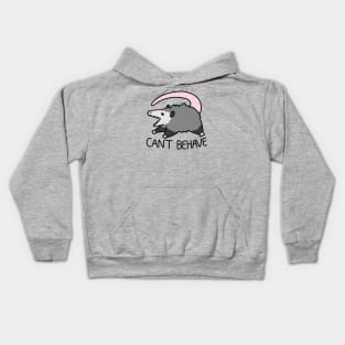 CAN'T BEHAVE Possum Kids Hoodie